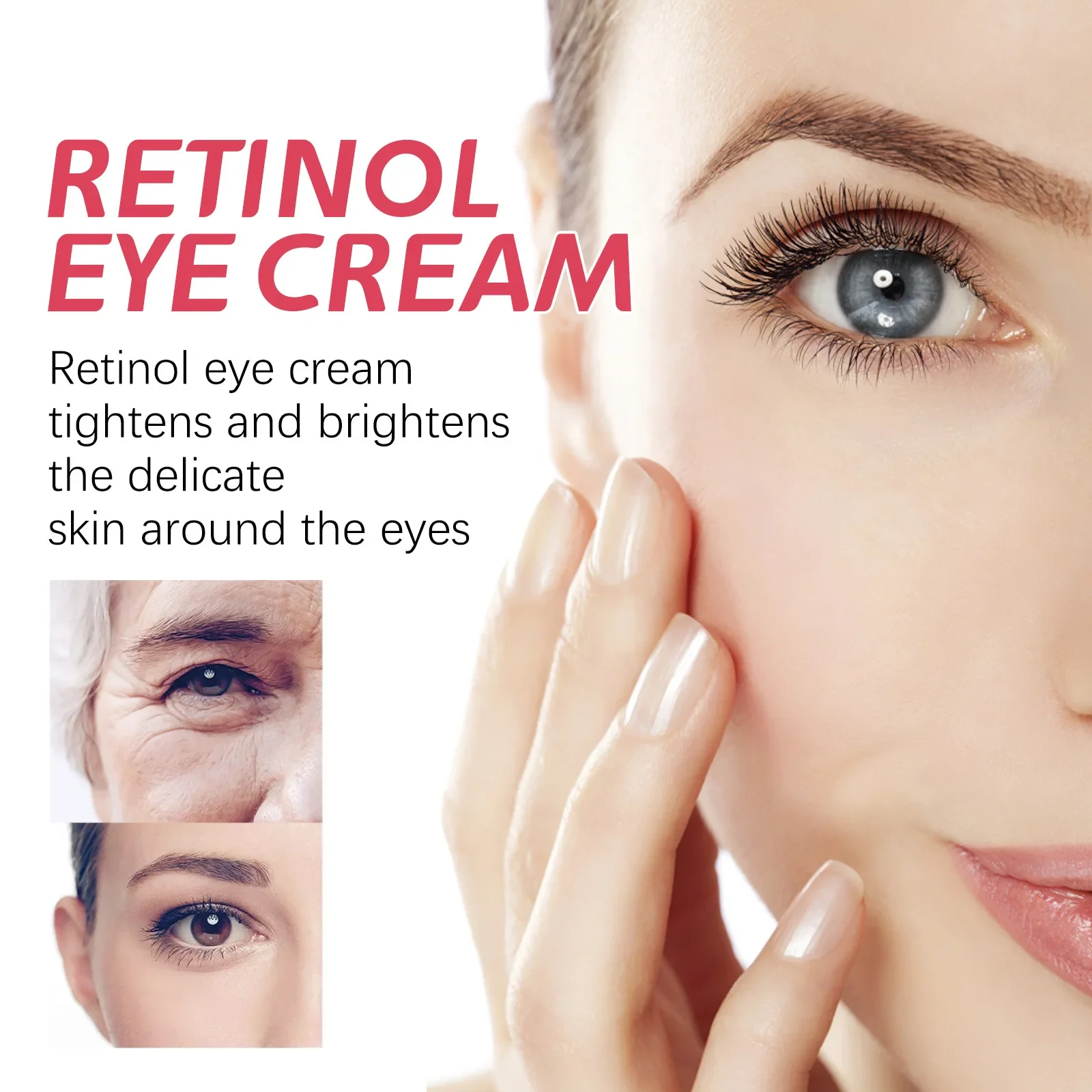 Крем для глаз Sdatter Eelhoe Retinol подтягивающий и мелкие линии вокруг мешки рыбий хвост