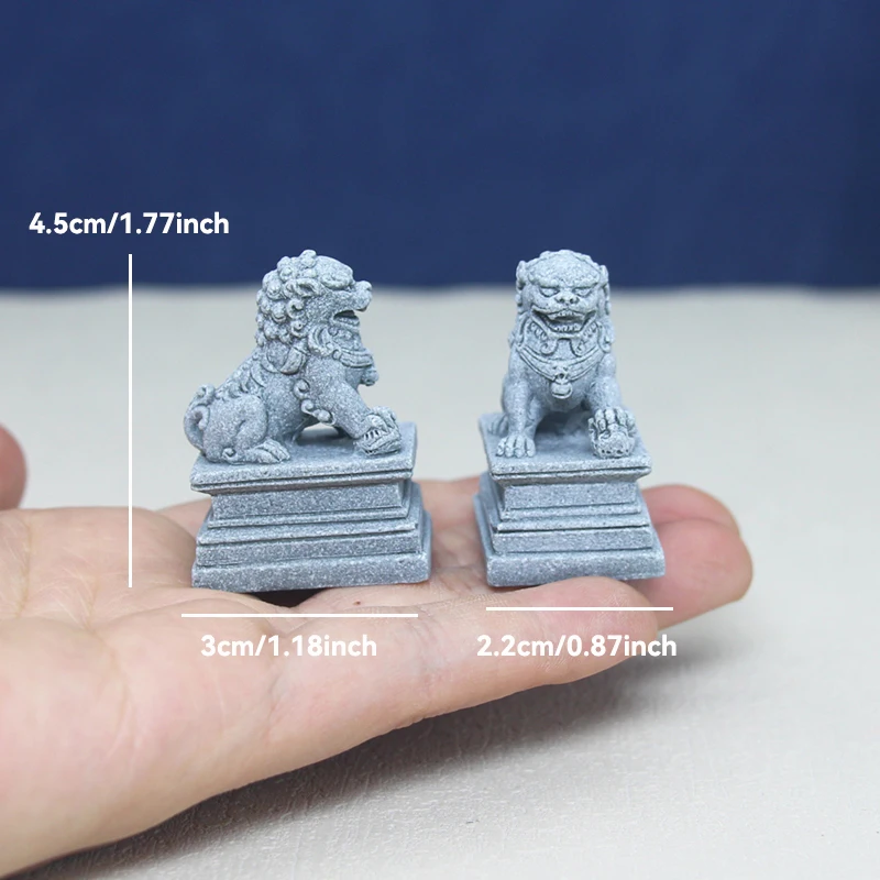 

Искусственный камень, слон, лев, яркая удача, везучий Сказочный Сад, искусственное украшение для аквариума фэн-шуй