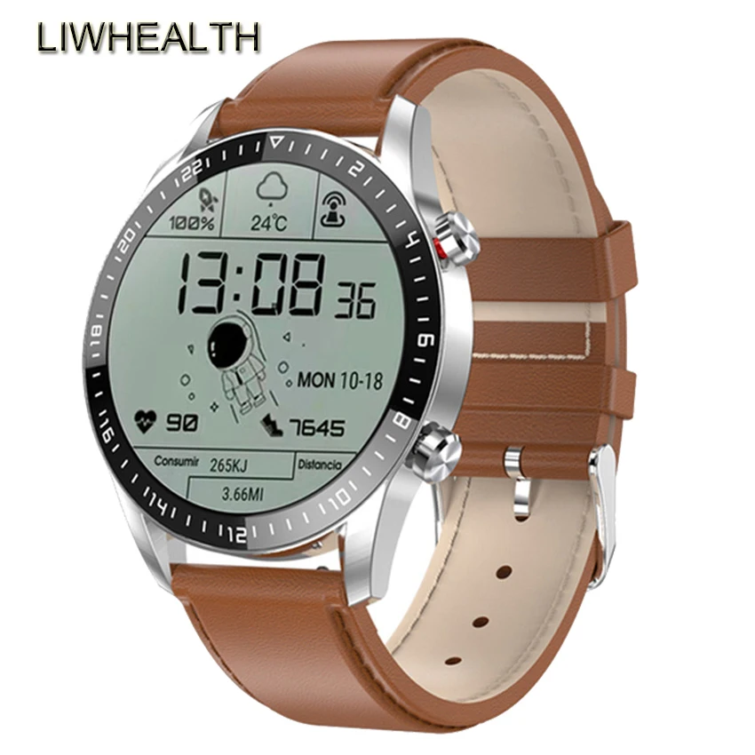 

Luxury Metal Smart Watch Men Women Swim Reloj BT Call Heart Rate Monitor Business Smartwatch For Iphone/Xiaomi/Huawei PK IWO37