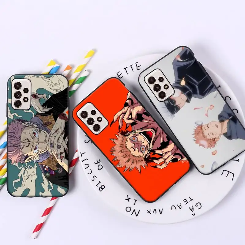 

Anime Jujutsu Kaisen Phone Case For Samsung A51 A32 A52 A71 A50 A12 A21S S10 S20 S21 Plus Fe Ultra