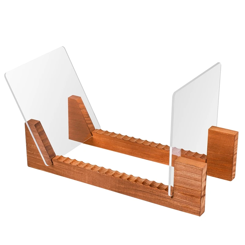 

Держатель для виниловых записей-акриловые концы-отображение ваших одиночных и LPs в этой современной магнитной единице