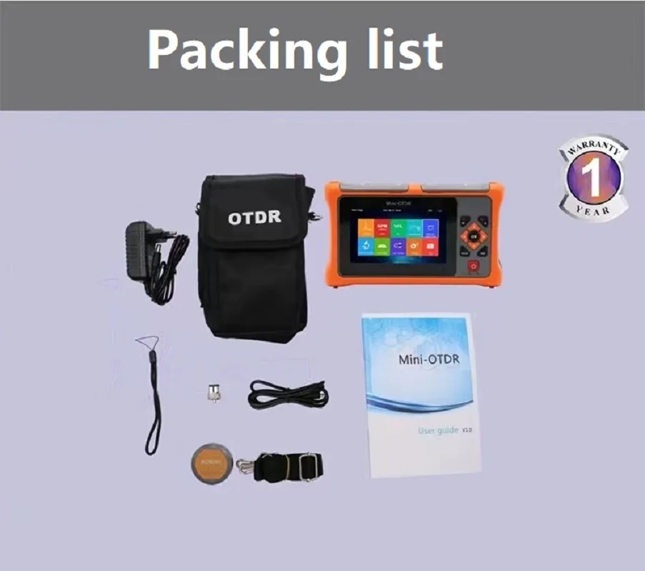 Мини-рефлектометр OTDR для оптоволоконного тестирования в режиме реального