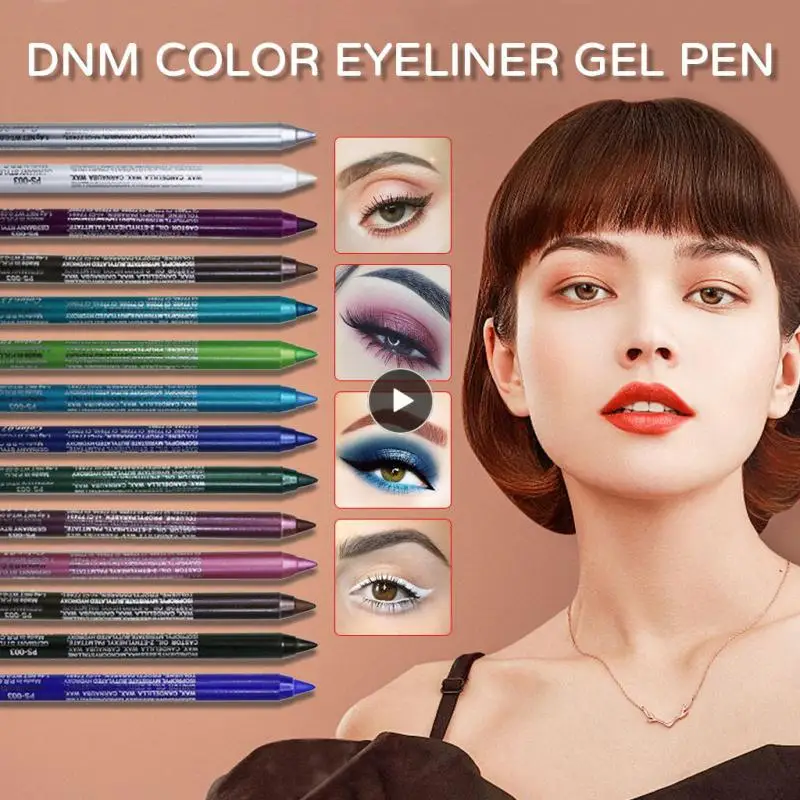 

DNM Color Eyeliner Pen Pearl Eye Shadow Pen Waterproof And Sweat Is Not Blooming For Makeup Eyes Tools