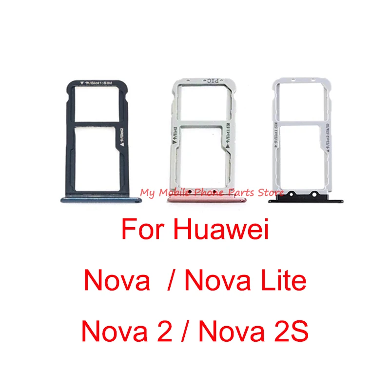 Лоток для Sim-карты Huawei Nova 2 2S Lite держатель кардридер адаптер запасные части Nova2 |