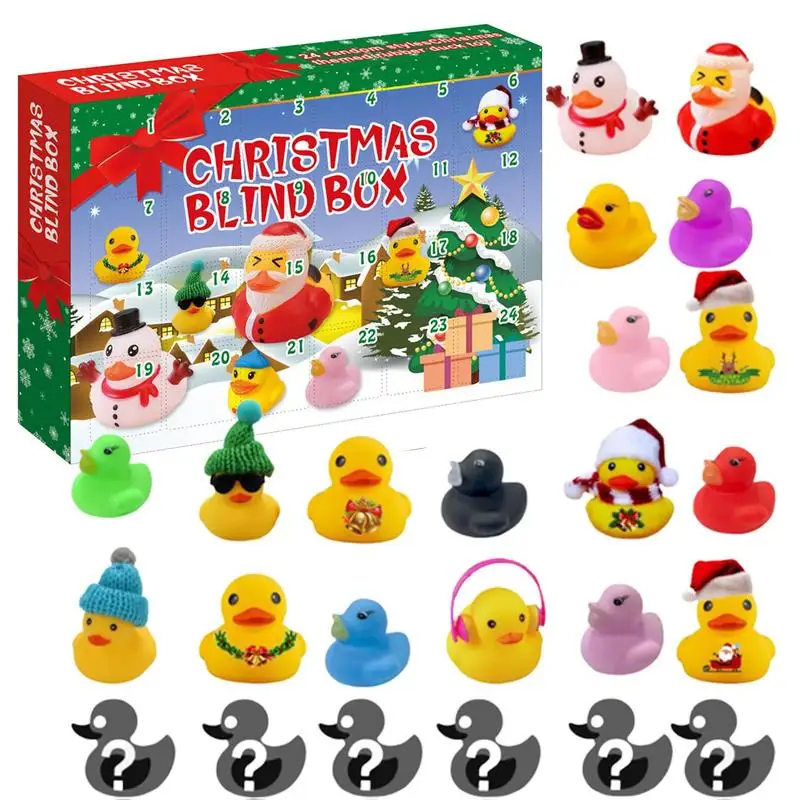 

Rubber Duck Advent Calendar 24 Rubber Ducks Creative Christmas Advent Calendar for Kids Ducks Advent Calendar Xmas Gifts