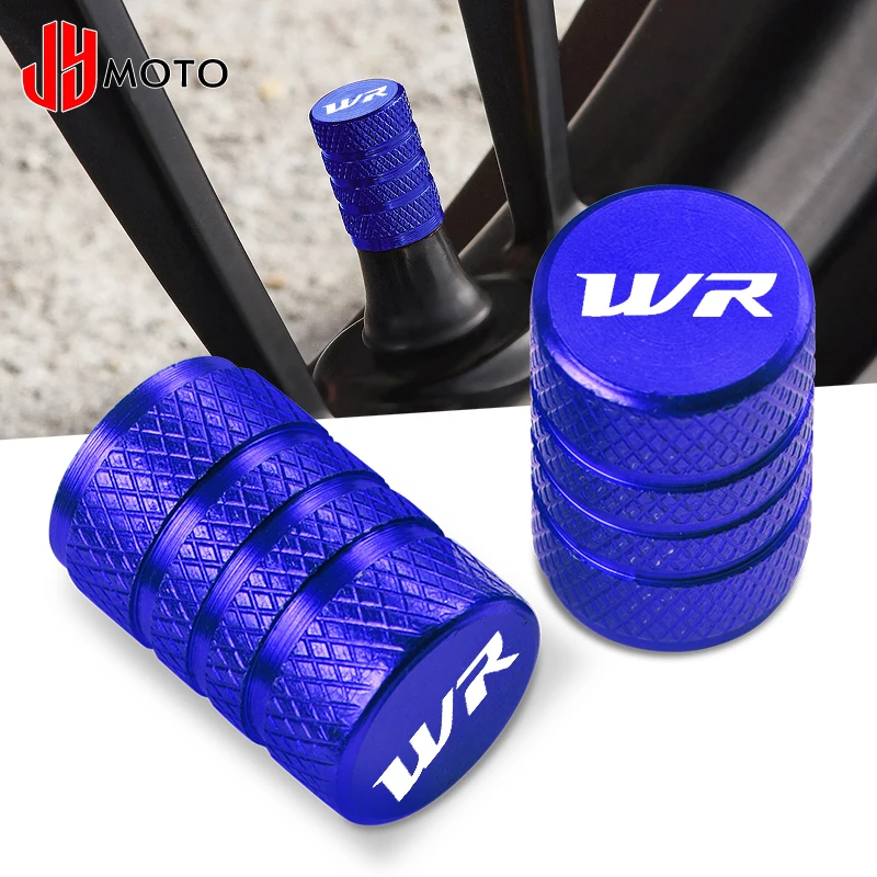 

with Logo "WR" For YAMAHA WR125X WR125R WR200 WR250 F WR250R WR250X WR250Z WR426F WR450F MOTO Wheel Tire Valve stem caps Cover