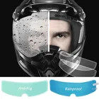 Универсальные очки для мотоциклетного лыжного шлема противотуманная пленка нанозащита от дождя аксессуары для шлема из искусственной пленки