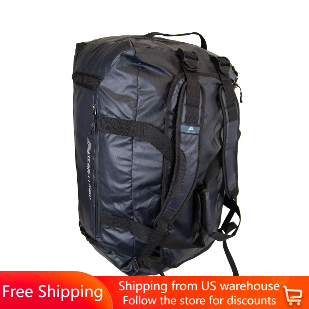 

90L Luggage Bagge With Convertible Backpack Strap Free Shipping Camping Bag Rucksack Trekking Travel Climbing Hiking Sports