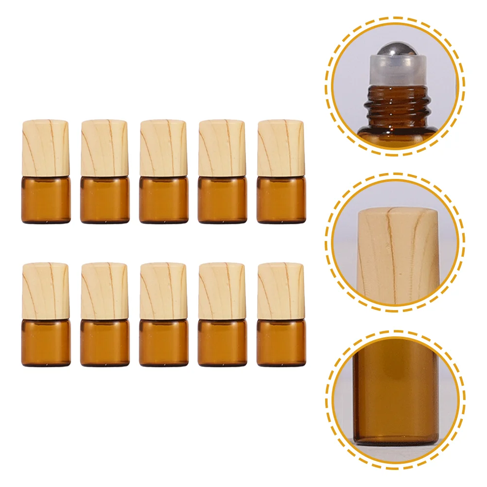 

10pcs Refillable Roller Bottles for Oil Empty Perfume Essential Oil Bottles 1ml