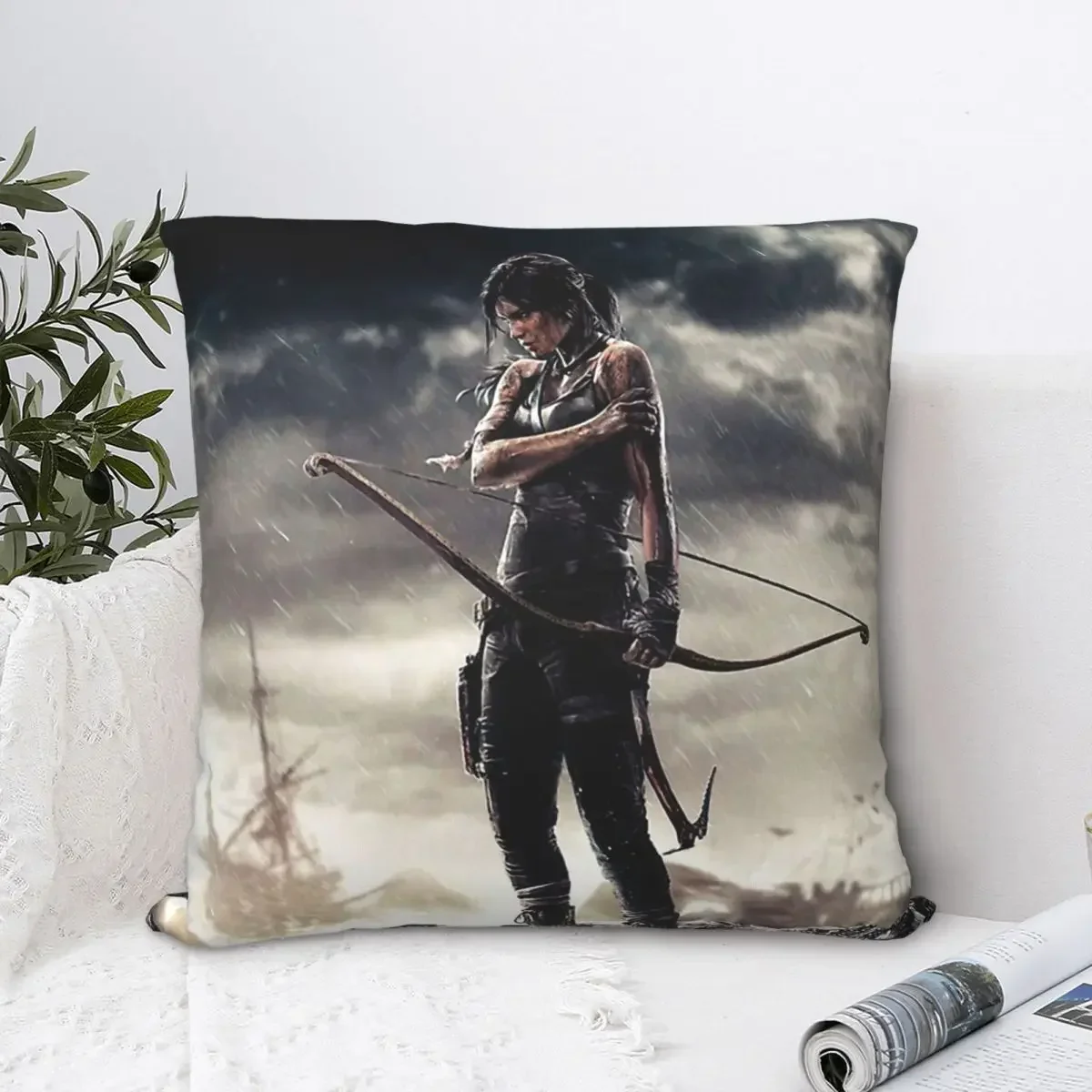 Лара Крофт под дождем строительная гробница игра Jonah Maiava для дома декоративные