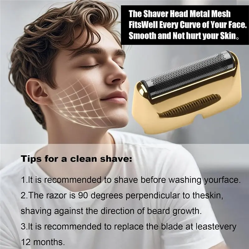 Сменные лезвия и режущие элементы BABZ для электробритв Babylisspro UV Single Foil Shavers, сменные головки для мужских электробритв A (art.: 3920db968dbfc) - 3920db968dbfc