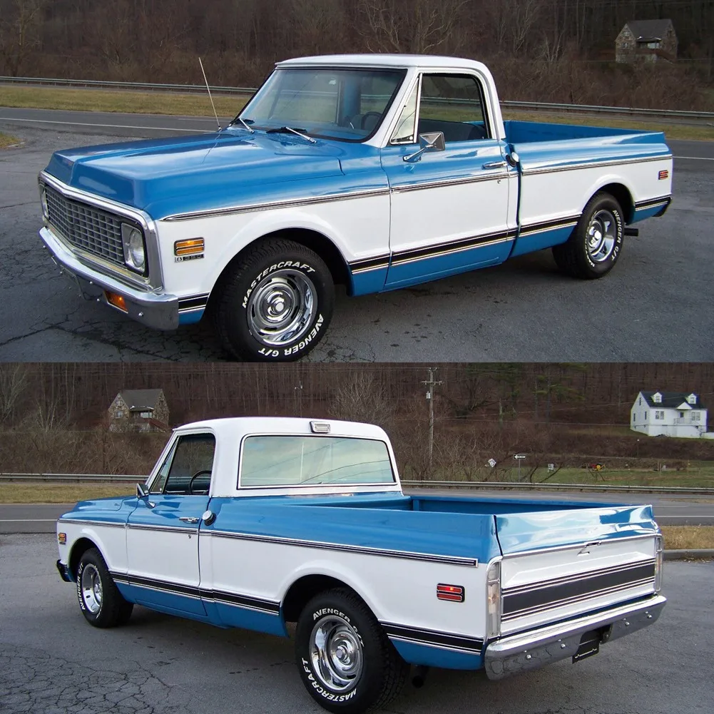 Фото Крышки корпусов габаритных фонарей для пикапов Chevrolet и GMC 1968-1972 годов, передние/задние боковые маркерные фонари (без лампы/цоколя) №2