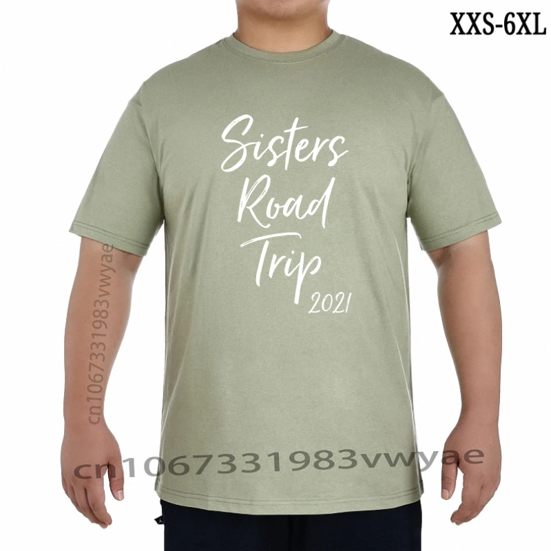 

Футболка для отпуска сестры дороги 2023 путешествия сочетание сувенира классические мужские футболки хлопковые топы рубашки крутая Женская