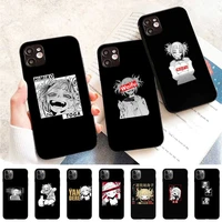 toga himiko anime my hero academia phone case for iphone 11 12 13 mini pro max 8 7 6 6s plus x 5 s se 2020 xr xs 10 case