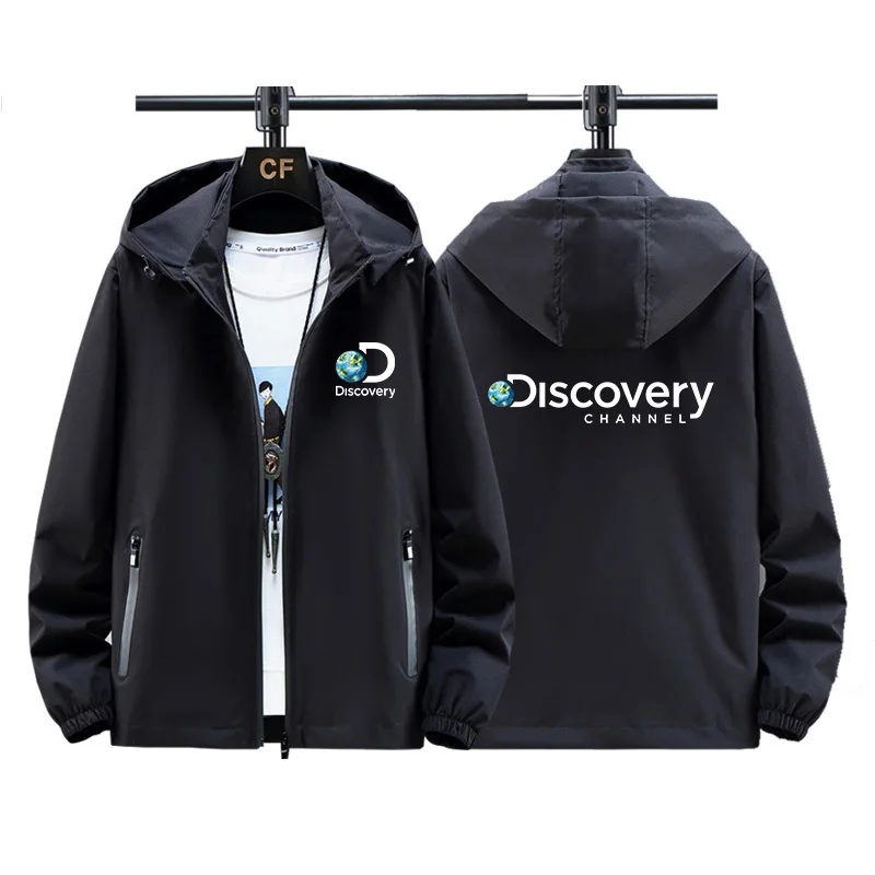 

Мужская повседневная куртка со съемной шапкой, одежда для походов, куртка для отдыха на открытом воздухе, Мужская дышащая толстовка, тренчк...