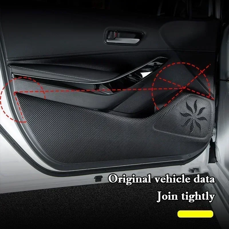 Фото Для Mitsubishi Outlander 2014-2024 2025, внутренняя дверь автомобиля, противоударная накладка, наклейка, бардачок, защита от грязи, аксессуары №4