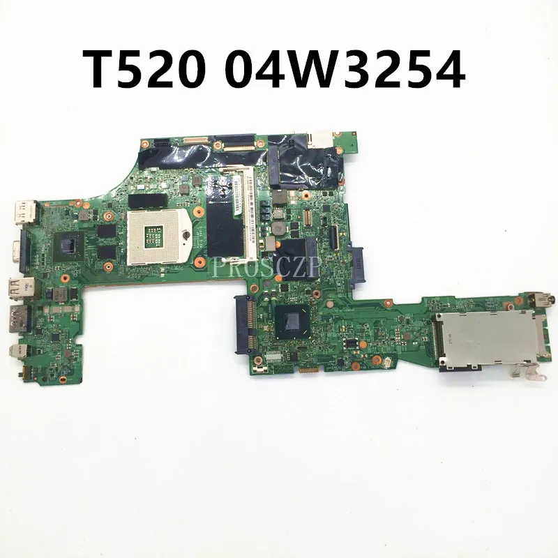 

04W3254 04W3256 04W3255 материнская плата для ноутбука Lenovo ThinkPad T520 T520i NVS 4200M QM67 1 ГБ GPU DDR3 100% полное тестирование