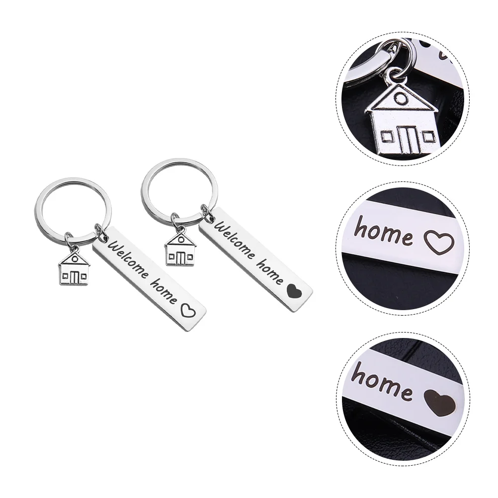 

Брелок для ключей с подвеской в виде дома