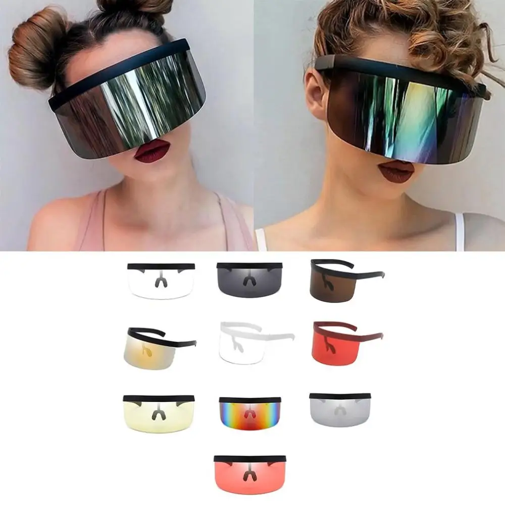 

One-piece Hat, Large Lens, Anti-peeping, Anti-foaming, Anti-ultraviolet Protective Sunglasses