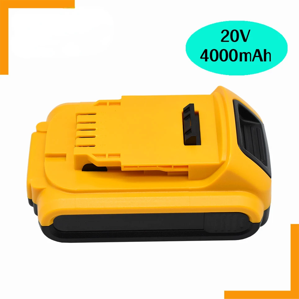 

NEWEST 20V 2000/4000mAh DCB200 Li-ion Rechargeable Power Tool Battery for Dewalt DCB203 DCB181 DCB180 DCB200 DCB201 DCB201-2 L50