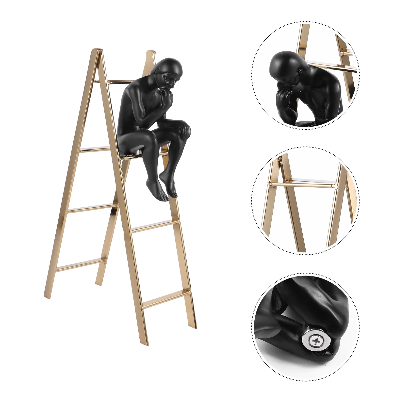 

1 Set of Abstract Desktop Figurine Sculpture Statue Ornament Figurine Ornament for Decoration