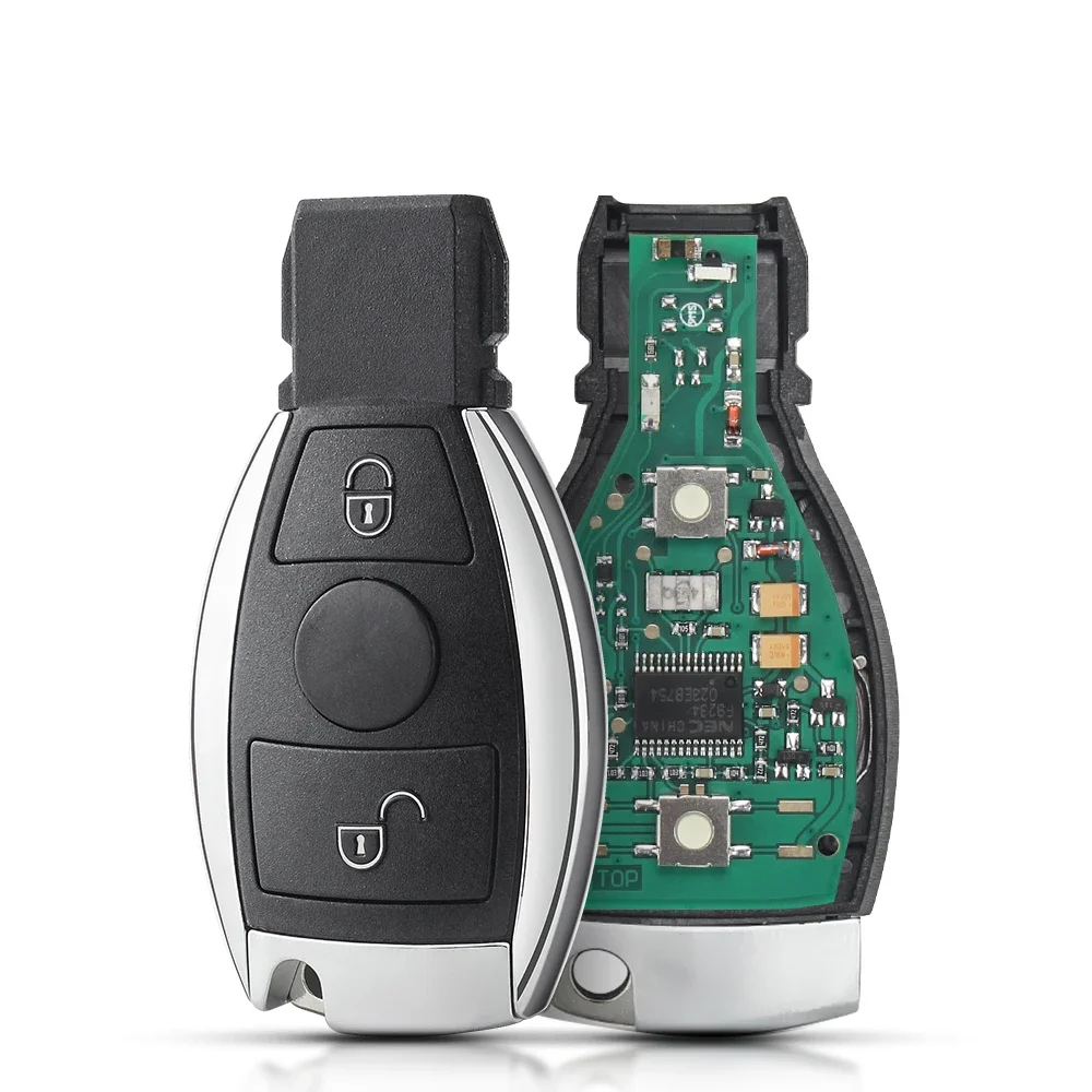 

Умный дистанционный автомобильный брелок KEYYOU для Mercedes Benz A B S E Class, поддержка чипа BGA и NEC 315/433,92 МГц, 2/3 кнопки