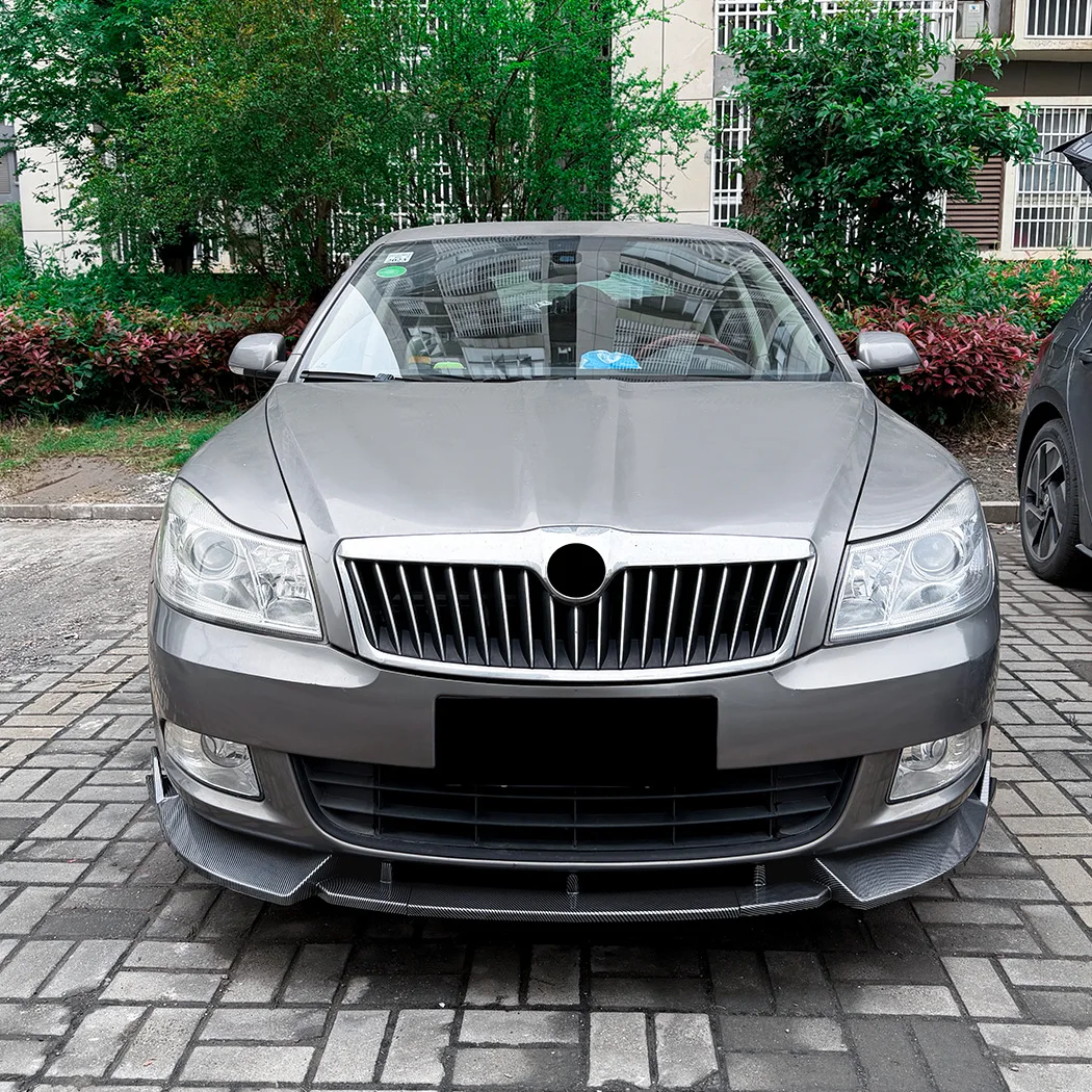 Фото Для Skoda Octavia MK2.5 2008-2014: Передний сплиттер-диффузор, спойлер, обвес из АБС-пластика, аксессуары для тюнинга кузова №2