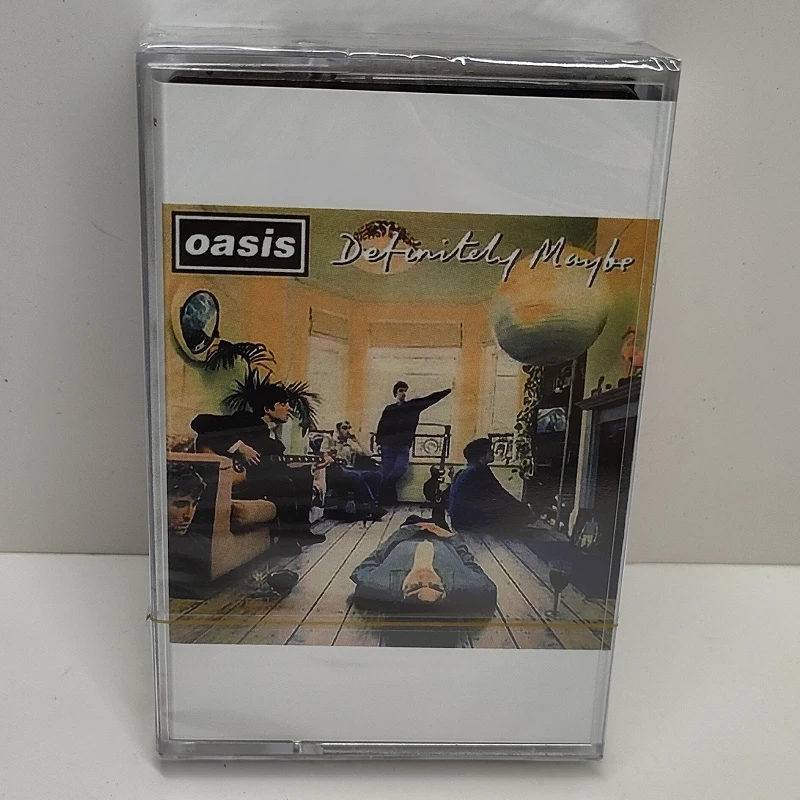 Фото Музыкальная лента с изображением рок-группы Oasis, Лиама Галлагера, определенно, может быть, альбом, кассеты Live Forever, рекордер для косплея, коробка для звуковых треков Walkman №2