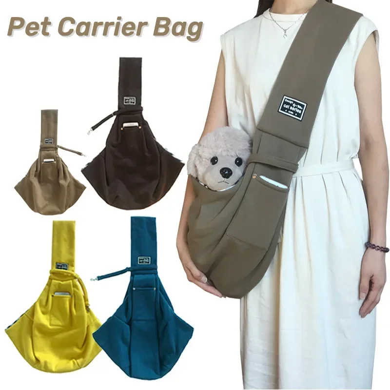 

Pet Dog Carrier Bag Outdoor Travel Cats Puppy Shoulder Bags Single Comfort Sling Handbag Tote Pouch Kitten Dog Cats Accessories