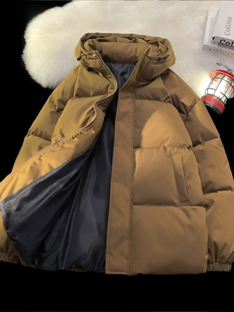 Mulinsen зимнее пальто с хлопковой подкладкой и капюшоном мужская утепленная теплая