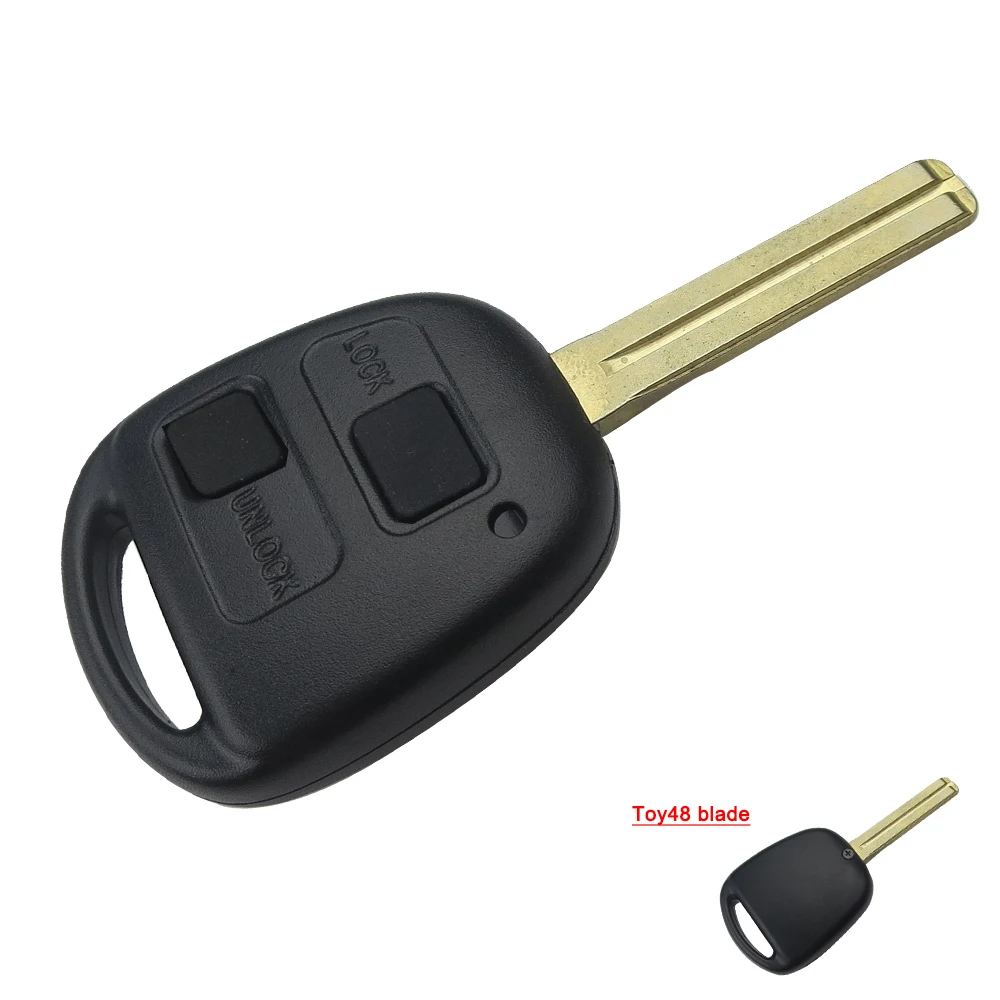 Okeytech оболочка автомобильного ключа для Toyota Yaris Carina Corolla Avensis Avalon Echo Cover Toy48 Blade