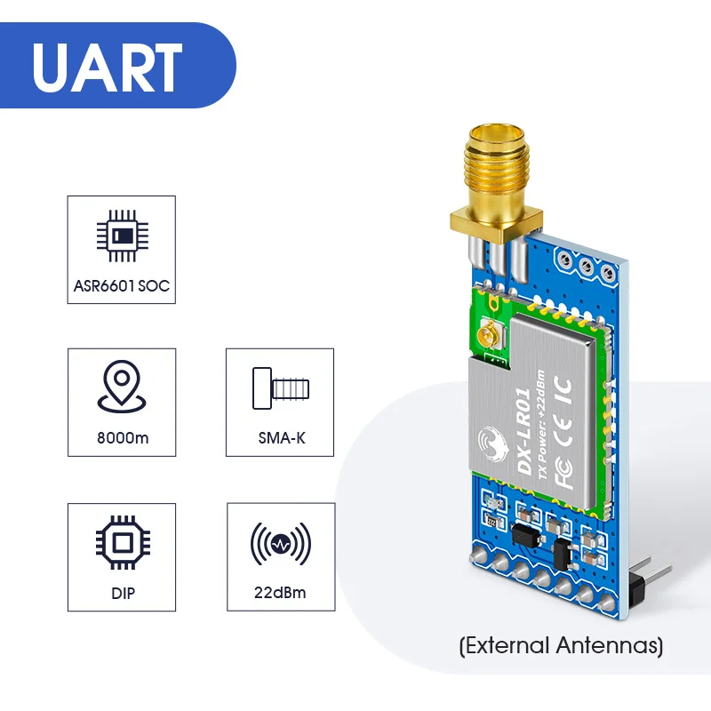 Модуль LoRa ASR6601 SOC -138dBM