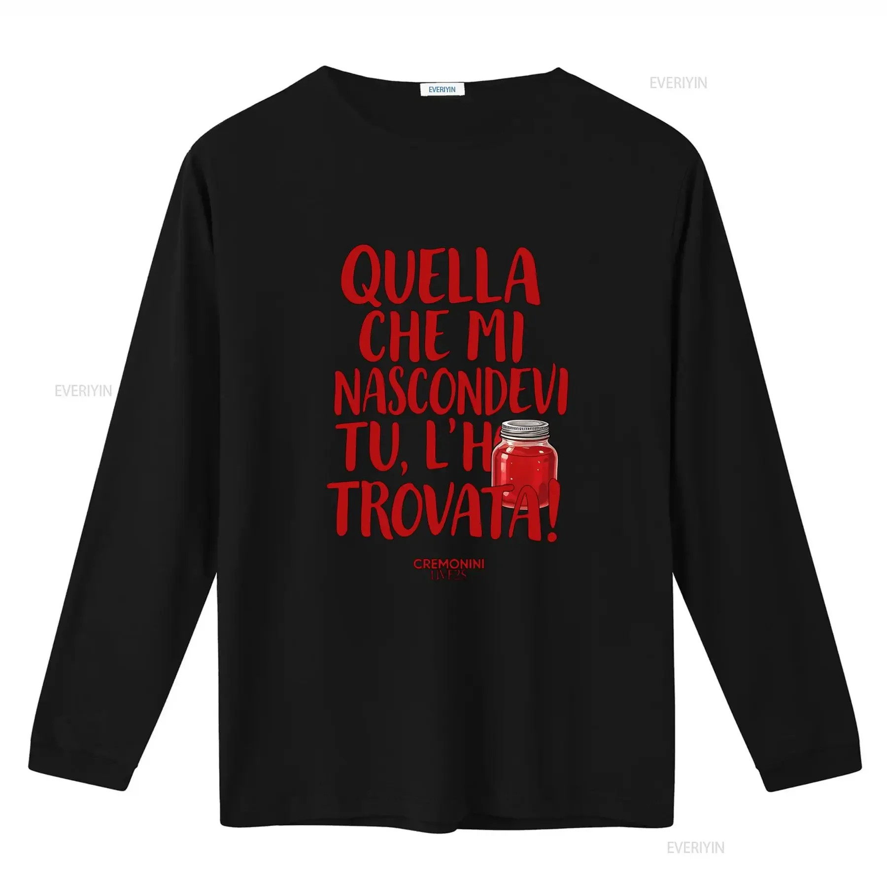Фото Футболка-джерси Cesare Cremonini Tour 2025 Jam T Shirt Fan Happiness с ярким красным текстом и принтом Jar, винтажная, с эффектом потертости, унисекс, повседневная №2