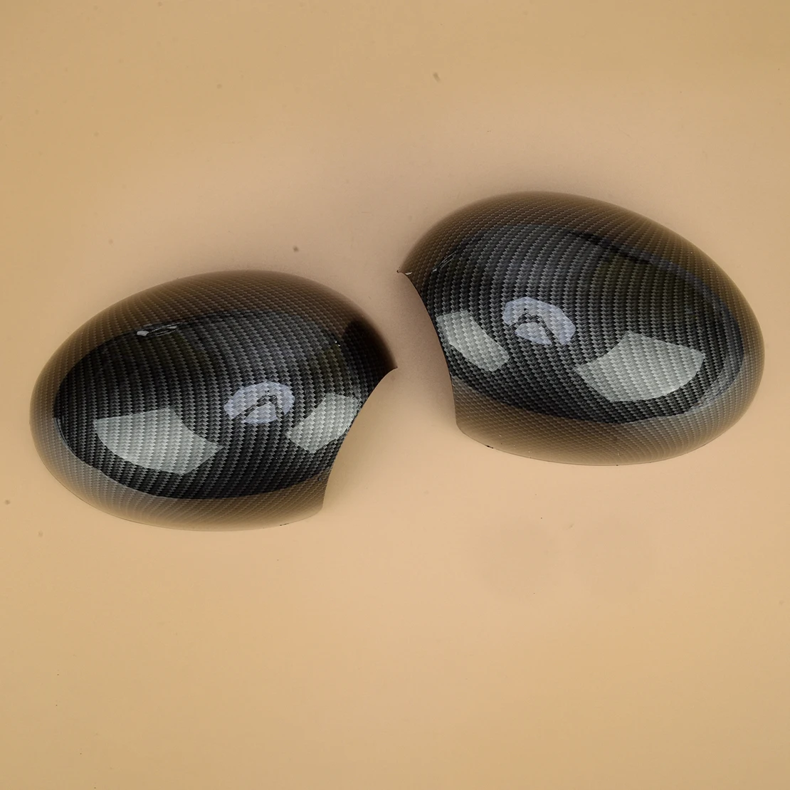 

1 пара 51162754913Car чехол на зеркало заднего вида 51162754914 подходит для BMW Mini R55 R56 R57 R58 R59 R60 R61 текстура из углеродного волокна