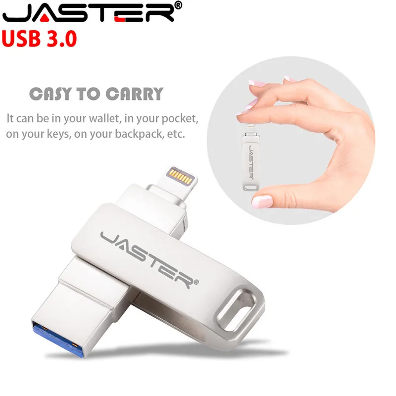 USB флэш-накопитель для iPhone 6 6s 6Plus 7 7Plus 8 X OTG Lightning 2 в 1 USB-устройств внешний
