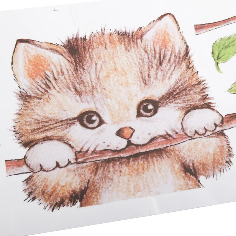 Акция! Милые наклейки в виде кота и бабочки для детской комнаты украшение дома