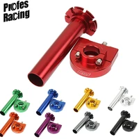 motorcycle aluminum 22mm 78 inch multicolor cnc accelerator throttle twist grips handlebars moped scooter bike universal