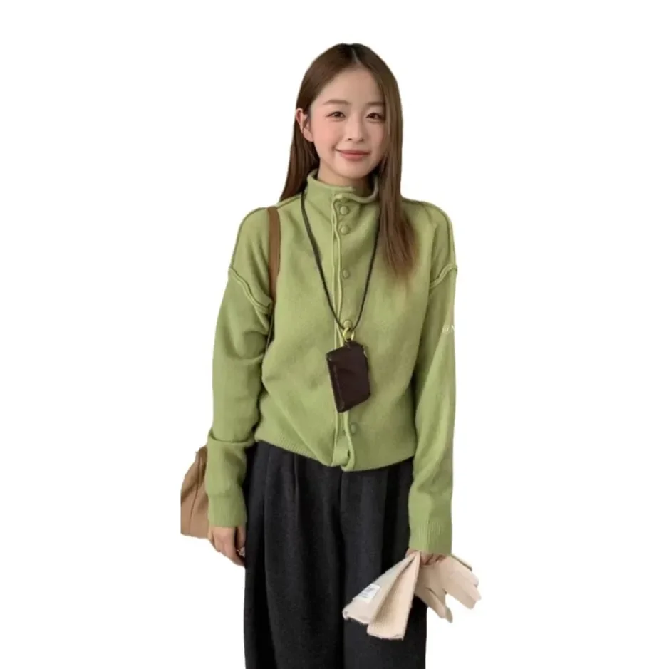 M.ZI STUDIO повседневная вязаная куртка-кардиган в корейском стиле с