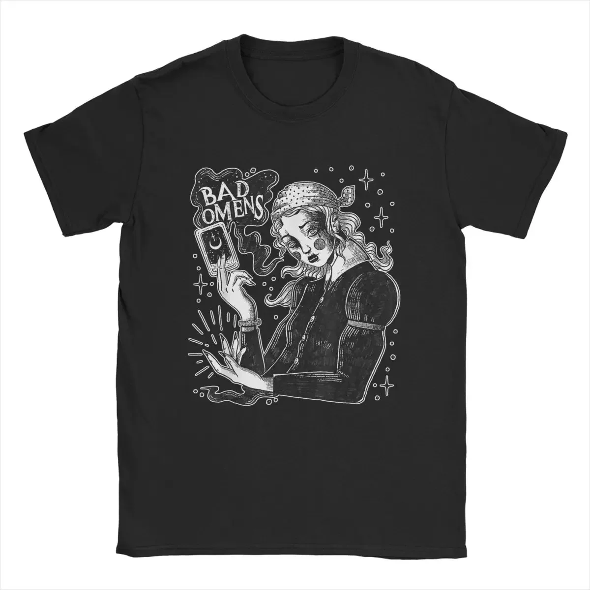 Мужская футболка с коротким рукавом и круглым вырезом