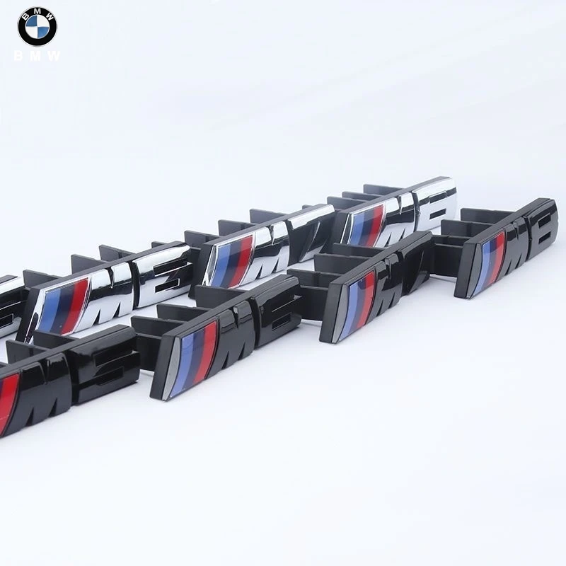Фото Эмблема M на переднюю решетку автомобиля, наклейка для BMW M1 M2 M3 M5 M6 X2 X3 X4 X5M X6M X7M G82 G83 F48 G60 G68 G70 E83 G11 F39 E60 E46 №1