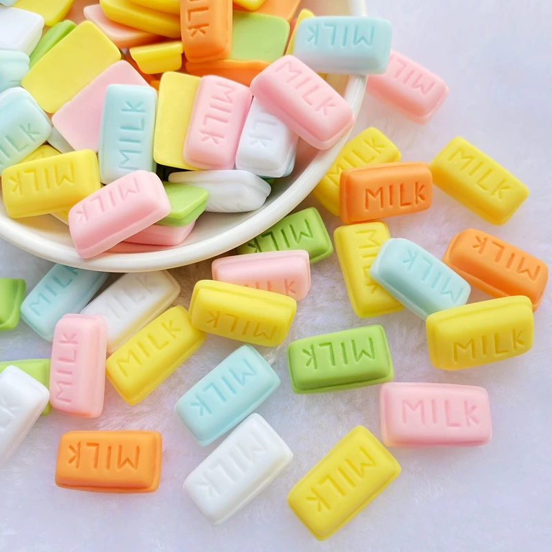 20 шт. милые смешанные мини-кабошоны из смолы с плоской задней частью скрапбукинг