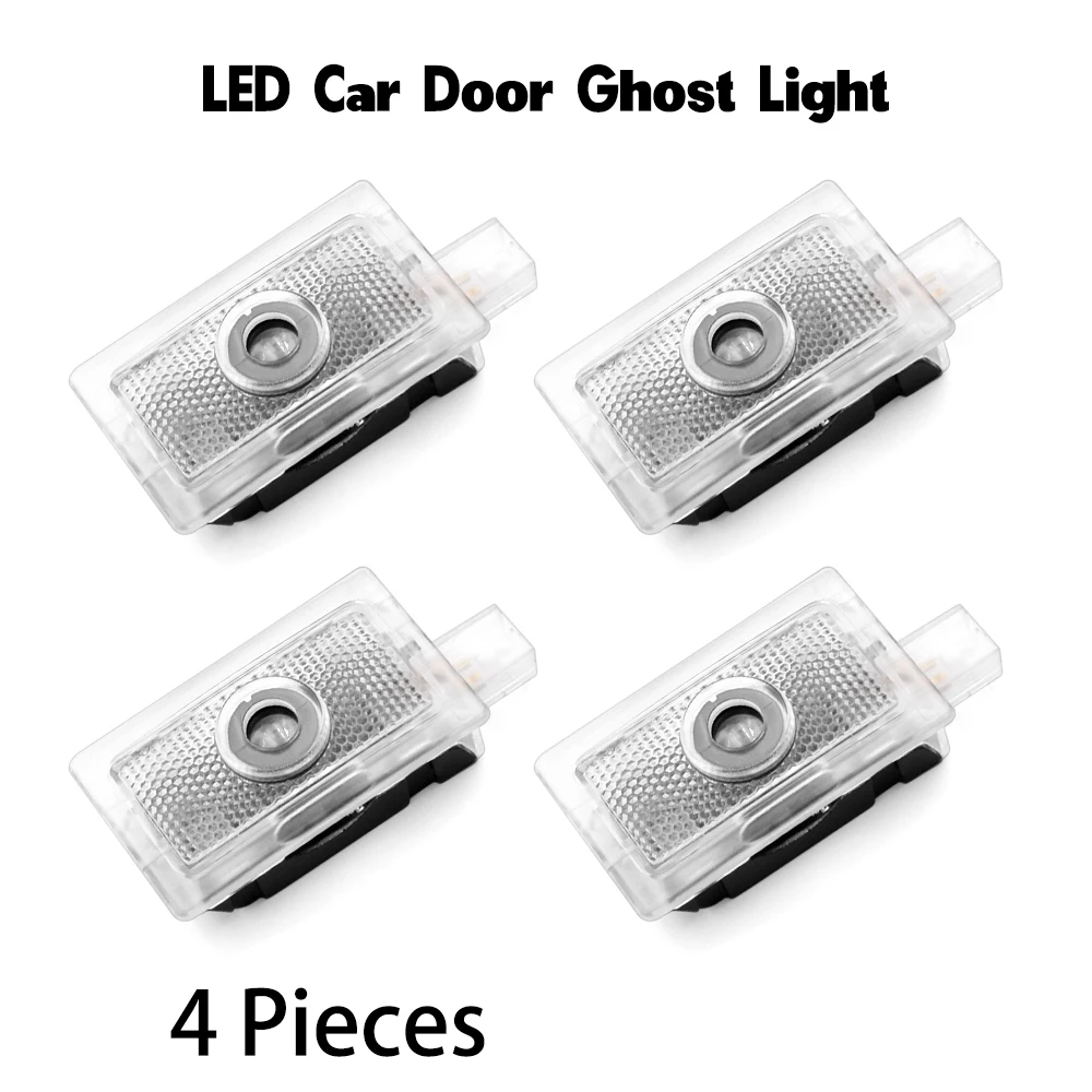 

4PCS For Dodge Avenger Magnum Charger Led Car Door Logo Laser Projector Light Ghost Shadow Welcome Lamp Hellcat Accessories