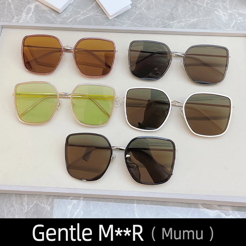 

Mumu GENTLE MxxR Women's Sunglasses For Man Glasses Vintage Luxury Brand Goods Designer Summer Uv400 Trendy Monst Korean