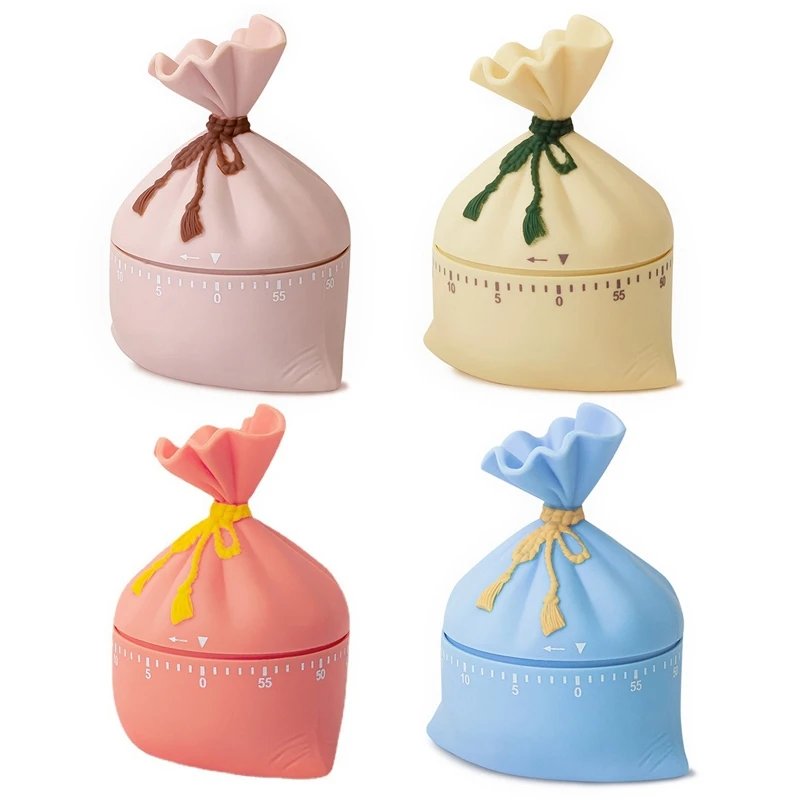 

Luck Bag Mechanical Timer Creative Cutie Time Manager Learning Time for Home Kitchen Cooking Studying Exercising Time Management