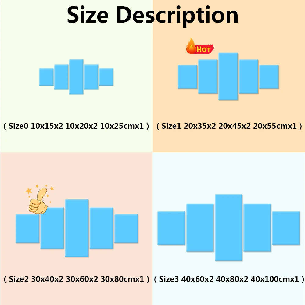 Модульная Картина на холсте домашний декор одна штука аниме Мультяшные картины 5