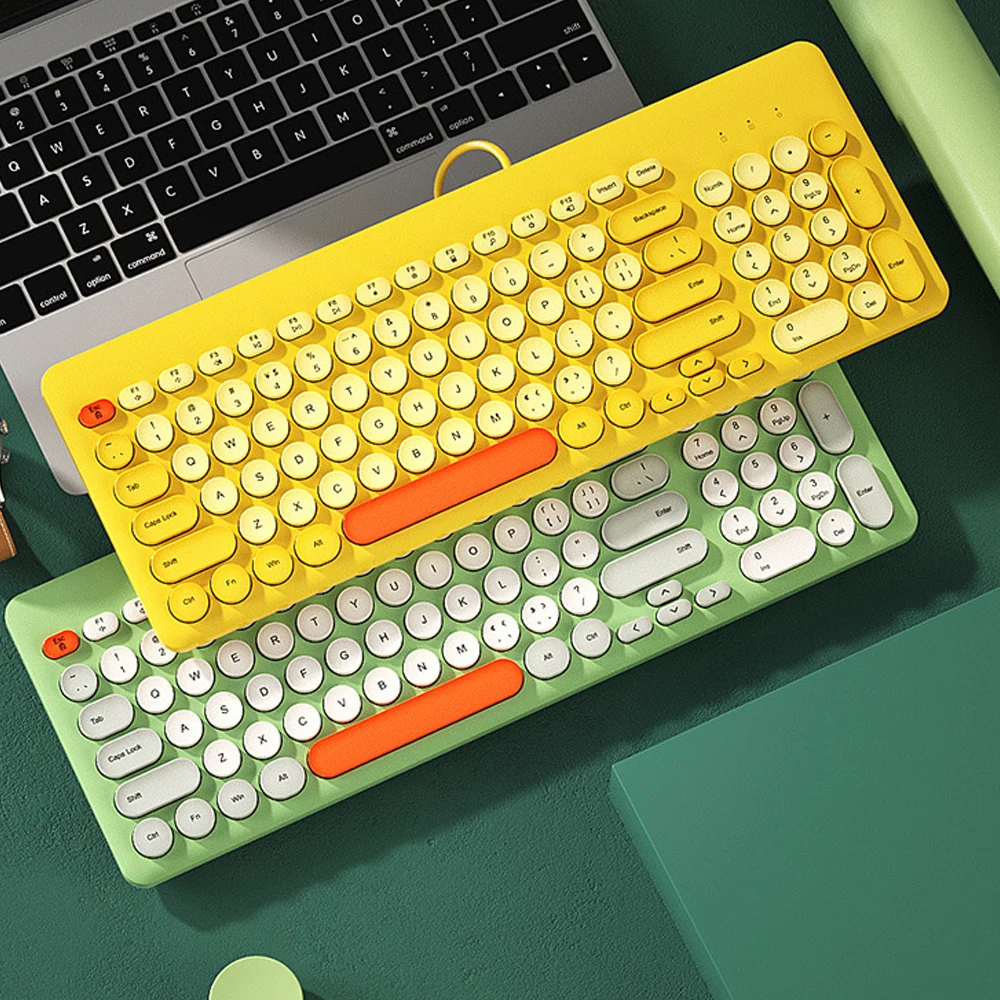 

Проводная клавиатура и мышь в стиле панк, комплект с 96 клавишами, портативная эргономичная Бесшумная игровая клавиатура, оптическая мышь, д...