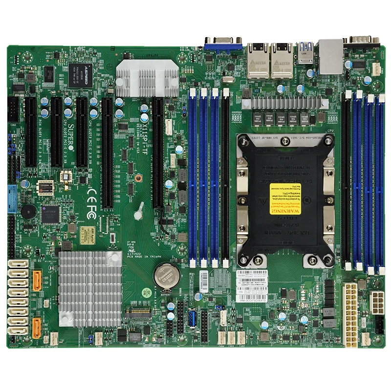 

Supermicro X11SPi-TF Mainboard Single-way Server Motherboard LGA3647 Dual 10 Gigabit Network Port C622 Chip M.2 IPMI
