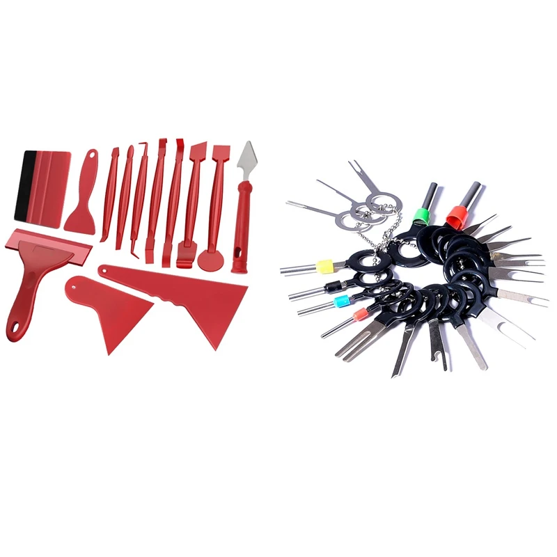 

Набор инструментов для удаления клемм и 13 шт., скребок для автомобильной пленки, 21 шт.