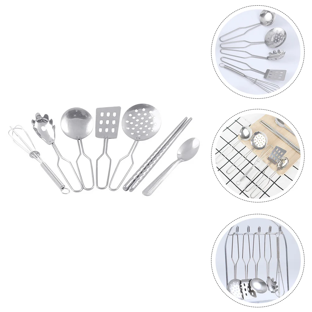 

Kitchen Cooking Utensil Mini Set Server Steel Stainless Supplies Baking House Accessories Tools Spaghetti Utensils Cookware