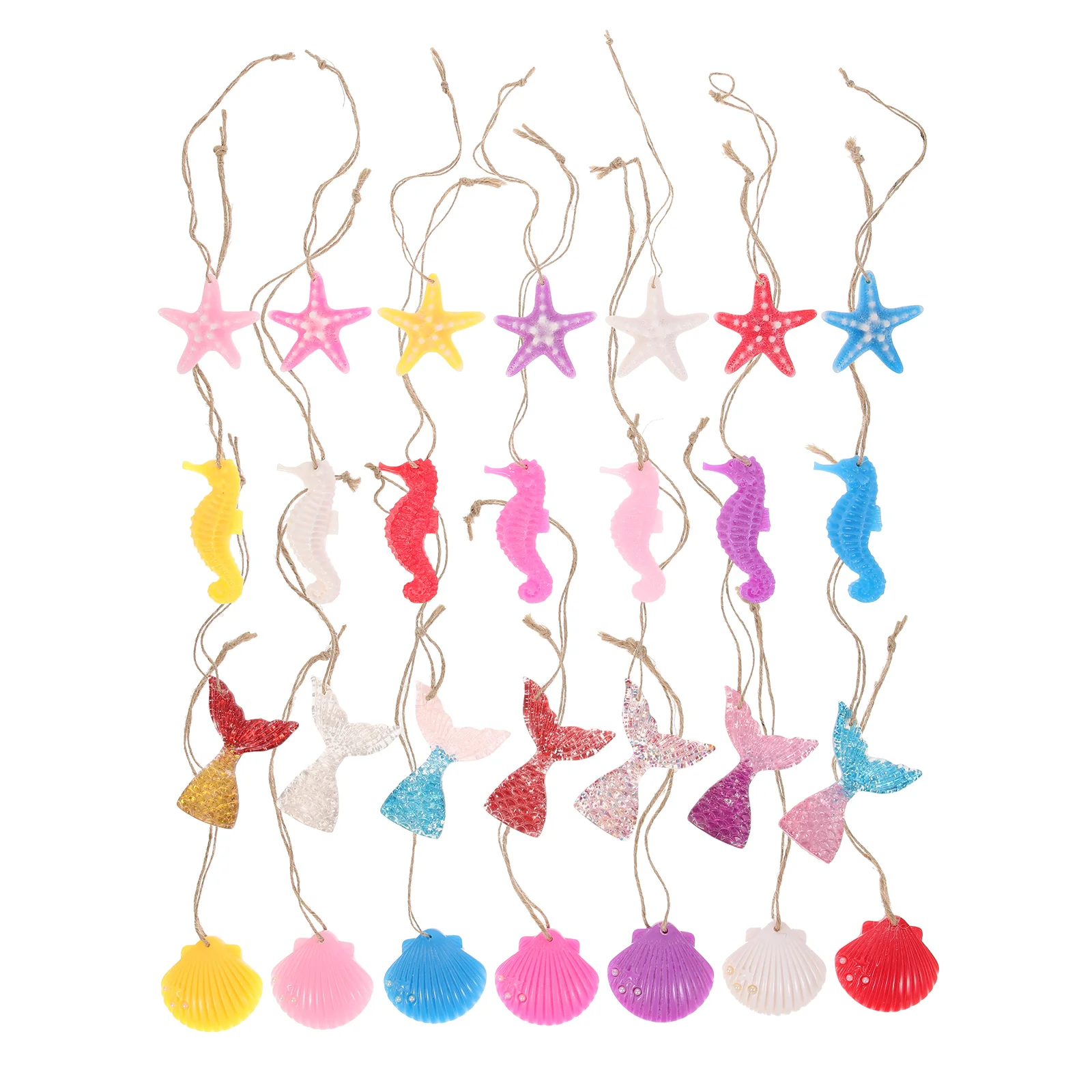 

Ornaments Wall Hanging Beach Decor Nautical Summer Decorationsea Coastal Hängedeko Deko Seepferdchen Mini Mediterranean Ornament